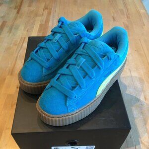 FENTY x PUMA Creeper Phatty "Speed Blue/Lime Pow" 399332 02 Sz 6.5W